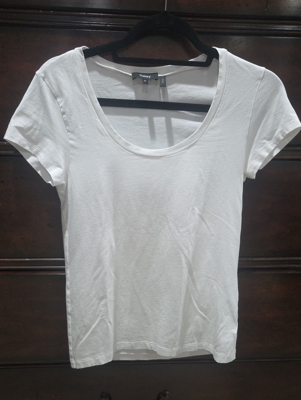 White Tee Shirt By Theory